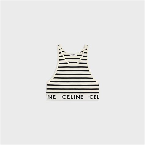 celine crop bra|celine bra in athletic knit .